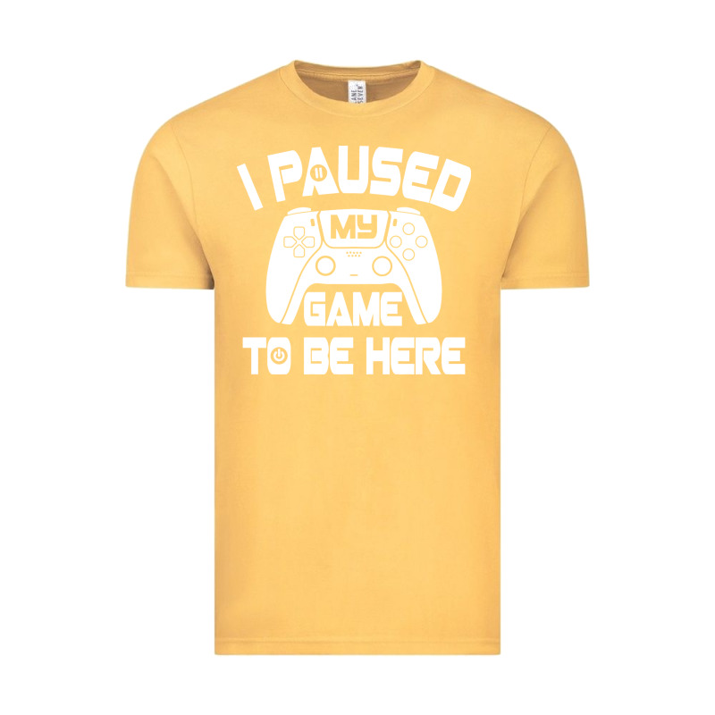 I Paused My Game To Be Here Vintage Tee by linhVisuals | Teevron