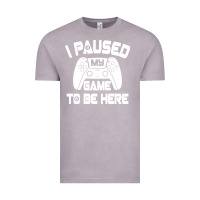 Vintage Zinc i paused my game to be here Vintage Tee - linhVisuals