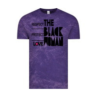 Cloud Purple respect protect love the black woman Vintage Tee - linhVisuals