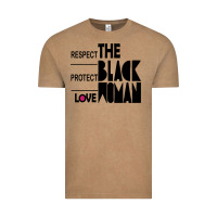 Vintage Coffee respect protect love the black woman Vintage Tee - linhVisuals