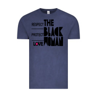 Vintage Denim respect protect love the black woman Vintage Tee - linhVisuals