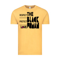 Vintage Mustard respect protect love the black woman Vintage Tee - linhVisuals