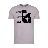 Vintage Zinc respect protect love the black woman Vintage Tee - linhVisuals