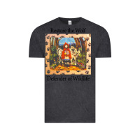 Vintage Black restore the wolf defenders of wildlife Vintage Tee - linhVisuals