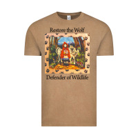 Restore The Wolf Defenders Of Wildlife Vintage Tee | Teevron