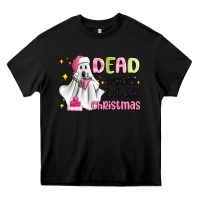 Black dead inside but it's christmas Heavy Core Tee - MaliasSmallBusiness