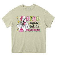 Mossy dead inside but it's christmas Heavy Core Tee - MaliasSmallBusiness