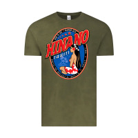 Vintage Olive hinano tahiti Vintage Tee - linhVisuals