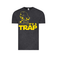 Vintage Black it's a trap Vintage Tee - linhVisuals