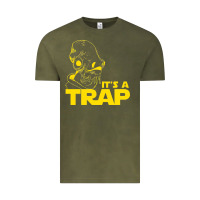 Vintage Olive it's a trap Vintage Tee - linhVisuals