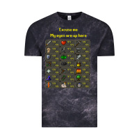 Cloud Black runescape game Vintage Tee - linhVisuals