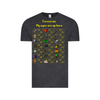 Vintage Black runescape game Vintage Tee - linhVisuals