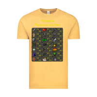 Vintage Mustard runescape game Vintage Tee - linhVisuals