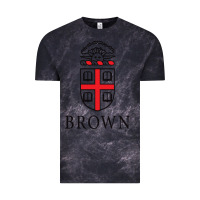 Cloud Black brown university Vintage Tee - linhVisuals