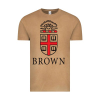 Vintage Camel brown university Vintage Tee - linhVisuals