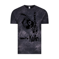 Cloud Black k o r n classic Vintage Tee - linhVisuals