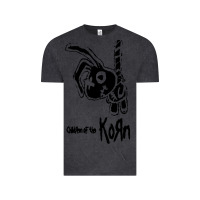 Vintage Black k o r n classic Vintage Tee - linhVisuals