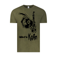 Vintage Olive k o r n classic Vintage Tee - linhVisuals