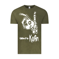 Vintage Olive k o r n classic Vintage Tee - linhVisuals