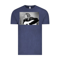 Vintage Denim kurt smoking Vintage Tee - linhVisuals