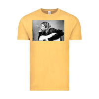 Vintage Mustard kurt smoking Vintage Tee - linhVisuals