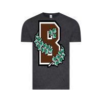 Vintage Black brown university Vintage Tee - linhVisuals
