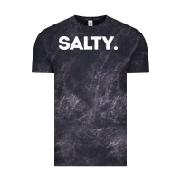 Cloud Black salty Vintage Tee - linhVisuals
