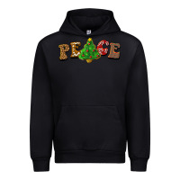 Black christmas peace Urban Hoodie - BarkalooDesign