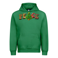 Emerald christmas peace Urban Hoodie - BarkalooDesign