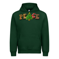 Foreset Green christmas peace Urban Hoodie - BarkalooDesign