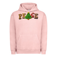 Pigment Salmon christmas peace Urban Hoodie - BarkalooDesign