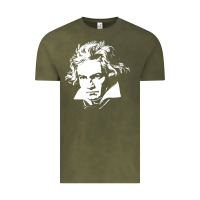 Vintage Olive beethoven Vintage Tee - linhVisuals