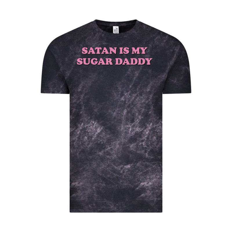 Satan Is My Sugar Daddy Vintage Tee by linhVisuals | Teevron