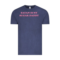 Vintage Denim satan is my sugar daddy Vintage Tee - linhVisuals