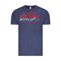 Vintage Denim my train of thought derailed Vintage Tee - linhVisuals