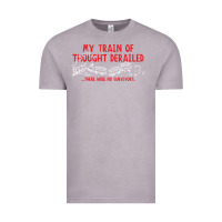 Vintage Zinc my train of thought derailed Vintage Tee - linhVisuals