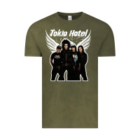Vintage Olive Tökiö Hötél Pesonnel Vintage Tee - linhVisuals