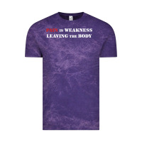Cloud Purple pain is weakness leaving the body Vintage Tee - linhVisuals