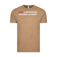 Vintage Coffee pain is weakness leaving the body Vintage Tee - linhVisuals