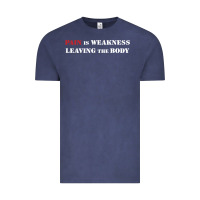 Vintage Denim pain is weakness leaving the body Vintage Tee - linhVisuals