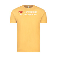 Vintage Mustard pain is weakness leaving the body Vintage Tee - linhVisuals