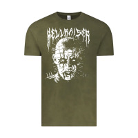 Vintage Olive black metal pinhead Vintage Tee - linhVisuals