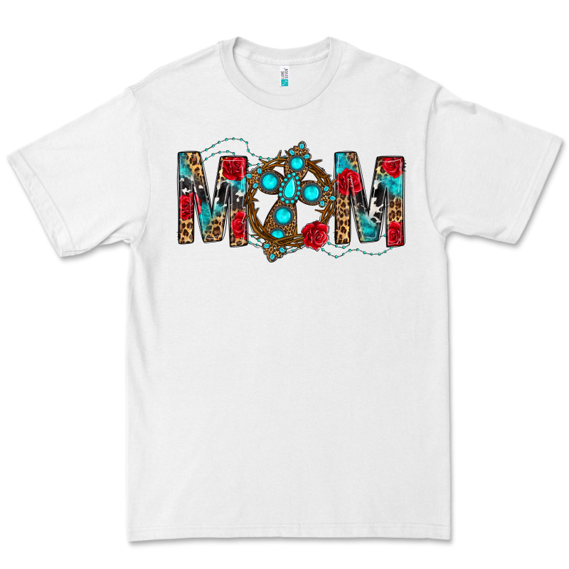 Western Mom With Cross Premium Tee by BundleAndBundleShop | Teevron