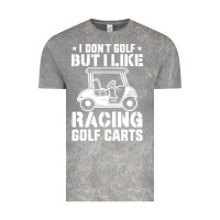Cloud Rock i don't golf but i like racing golf carts Vintage Tee - linhVisuals