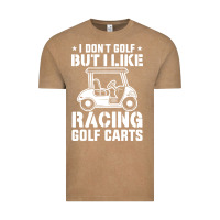 Vintage Coffee i don't golf but i like racing golf carts Vintage Tee - linhVisuals