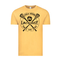 Vintage Mustard lacrosse legally beating people with sticks Vintage Tee - linhVisuals