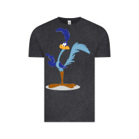 Vintage Black Road Runner Beep Vintage Tee - linhVisuals
