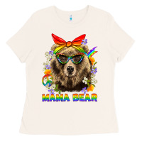 Bone Mama Bear Pride LGBTQ+ Ladies Tee - BundleAndBundleShop