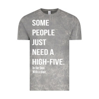 Cloud Rock some people need a high five Vintage Tee - linhVisuals
