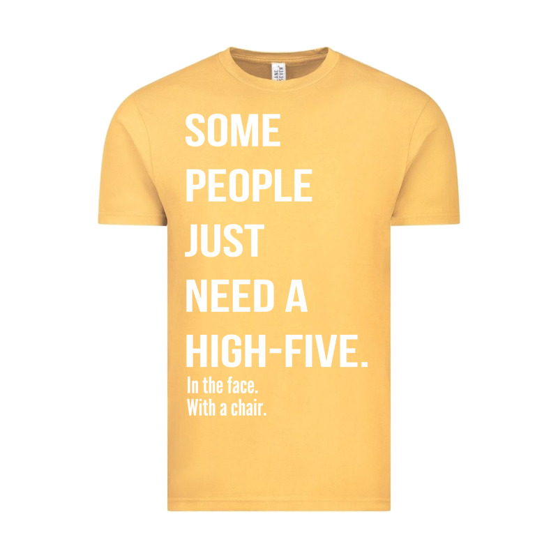 Some People Need A High Five Vintage Tee by linhVisuals | Teevron